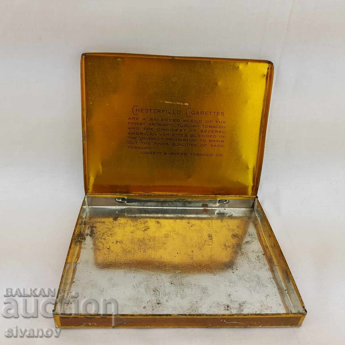 Παλιό μεταλλικό κουτί τσιγάρων Chesterfield #2592 με τιμή 14.99 BGN | € 7.66