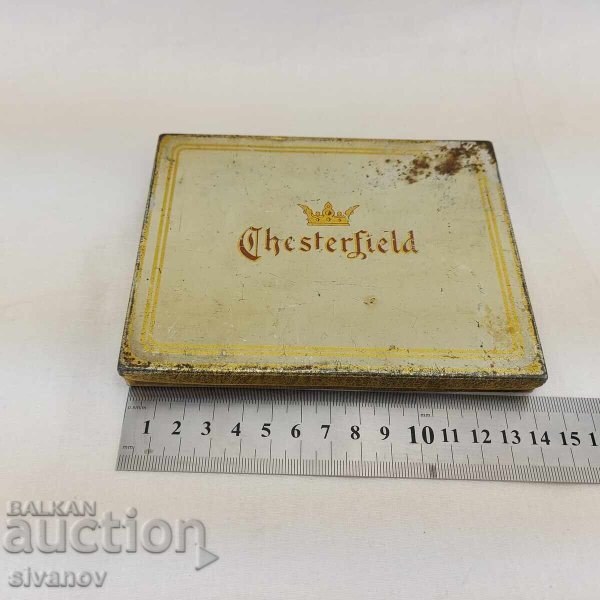 Παλιό μεταλλικό κουτί τσιγάρων Chesterfield #2592 - 6