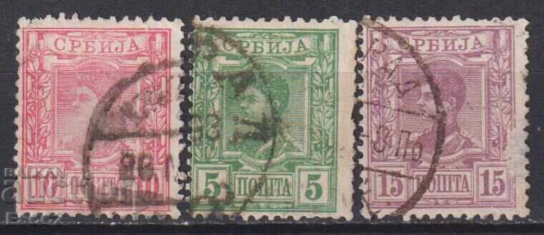 Клеймовани марки Александър I 1890 от Сърбия