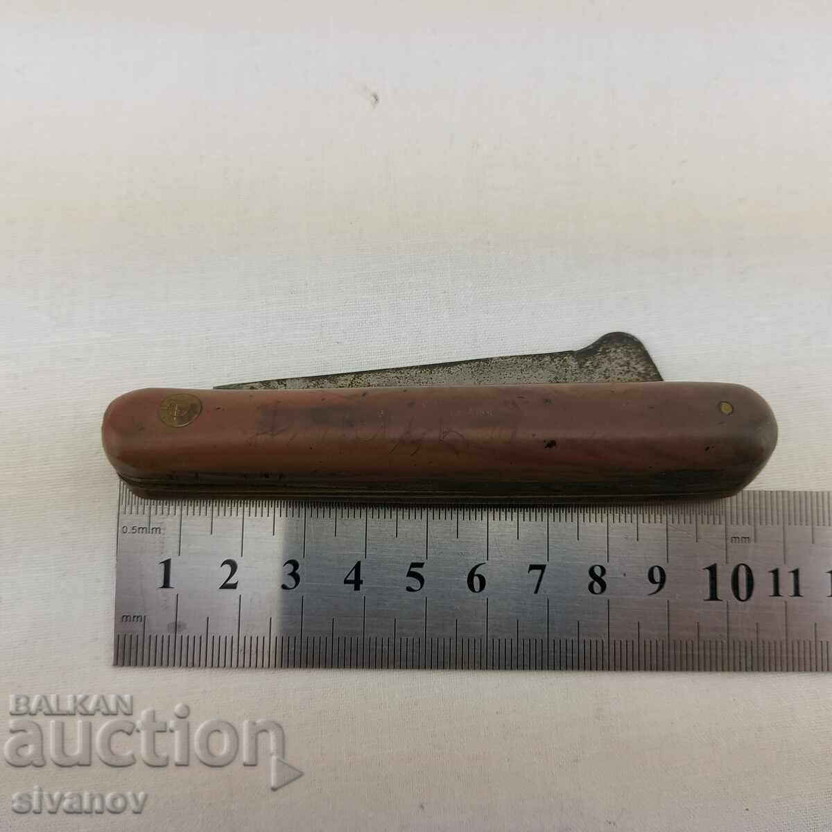 Cuțit vechi pentru altoit și marcotaj agricol #2610 - 6