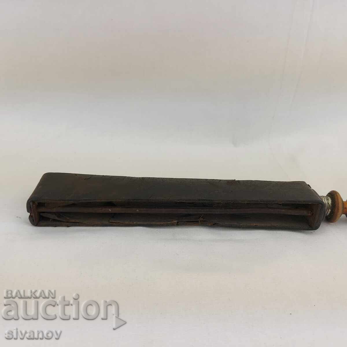 Old leather strop for razors #2619 with price 29.99 BGN | € 15.33