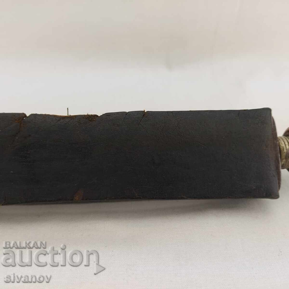 Old leather strop for razors #2619 - 6
