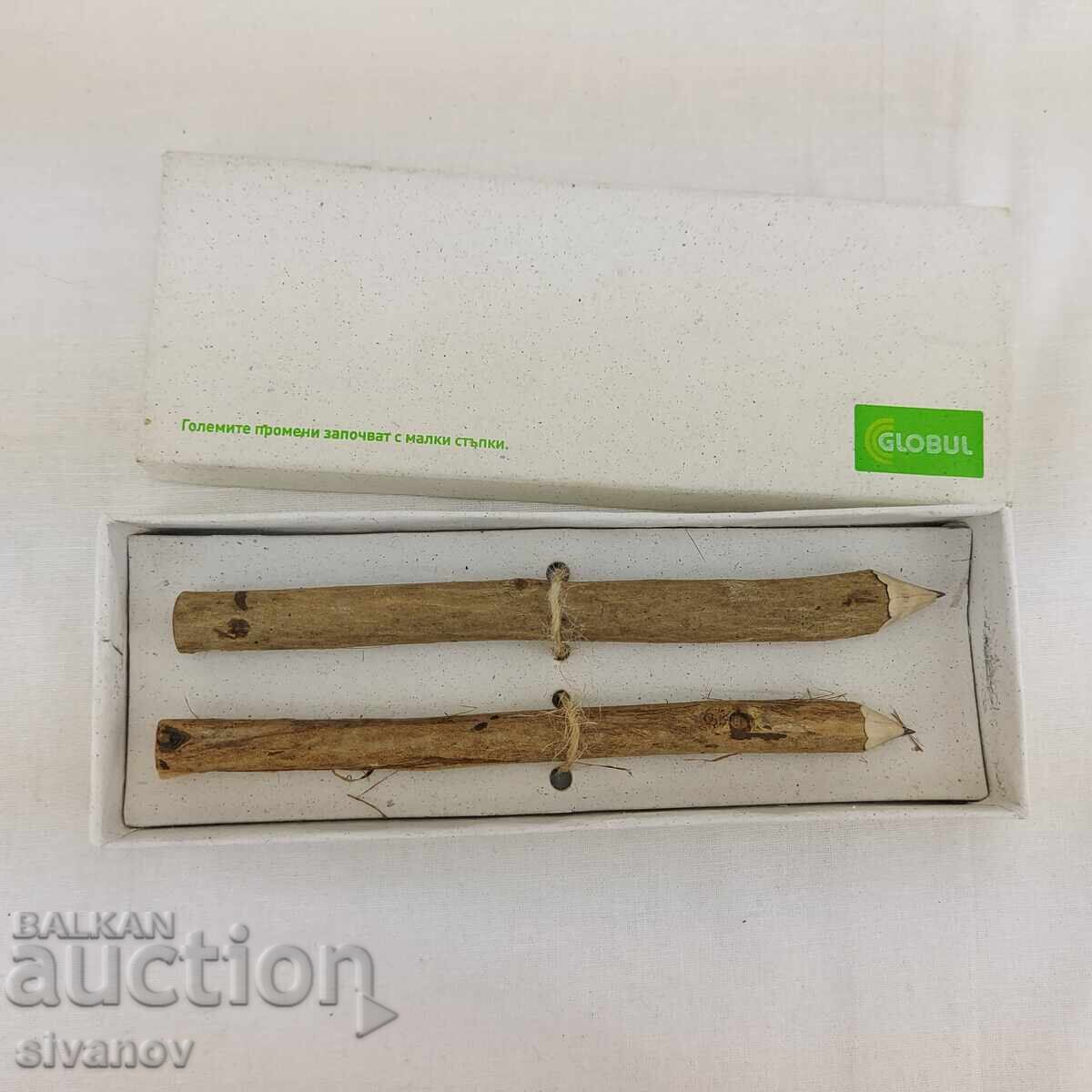 Ενδιαφέρον σετ από 2 μολύβια τεϊόδεντρου #2622 Ενδιαφέρον σετ από 2 μολύβια τεϊόδεντρου #2622