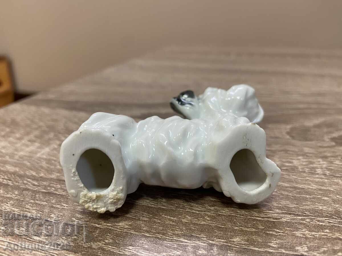 Statuetă veche „Terrierul curios” Germania - 5 Statuetă veche „Terrierul curios” Germania - 5