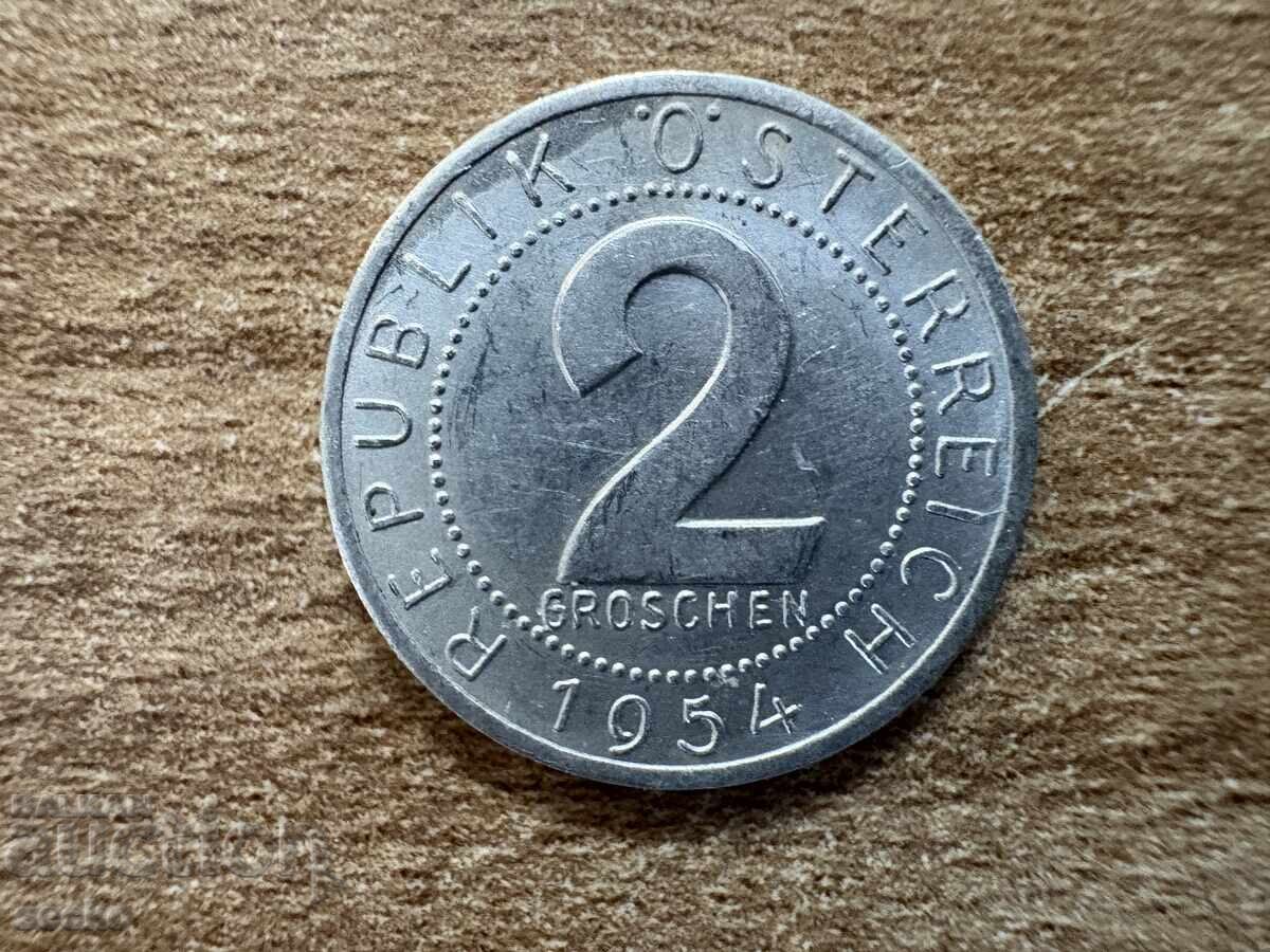 Αυστρία - 2 grosha (1954) Αυστρία - 2 grosha (1954)