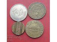 Jetoane-lot 4 bucăți
