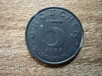 Αυστρία - 5 grosha (1968)