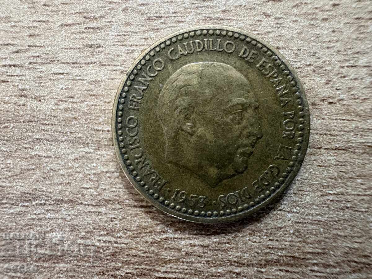 Spain - 1 Peseta (1953) (56) with price 0.40 BGN | € 0.20 Spain - 1 Peseta (1953) (56) with price 0.40 BGN | € 0.20