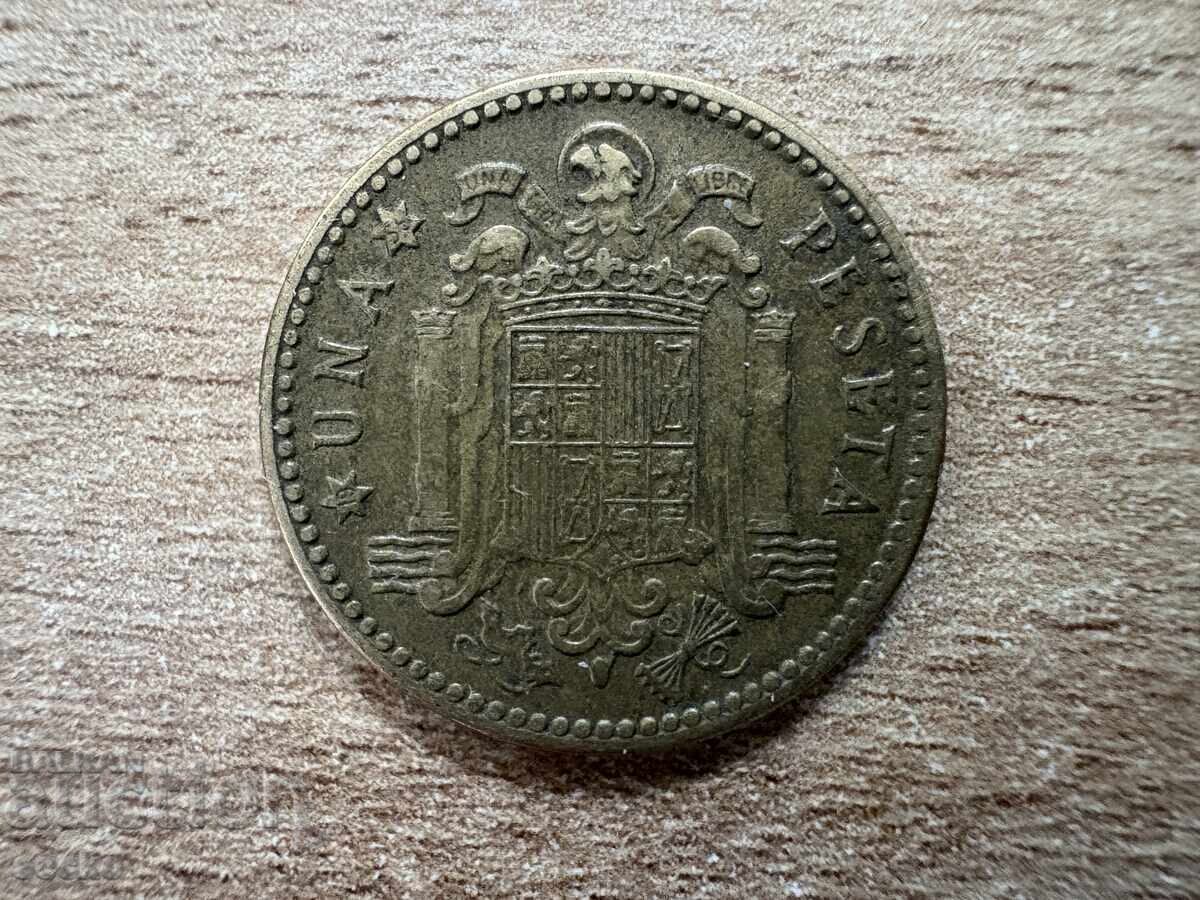 Spain - 1 Peseta (1953) (56) Spain - 1 Peseta (1953) (56)