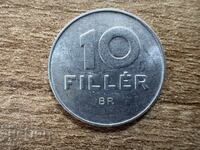 Ungaria - 10 filleri (1989)
