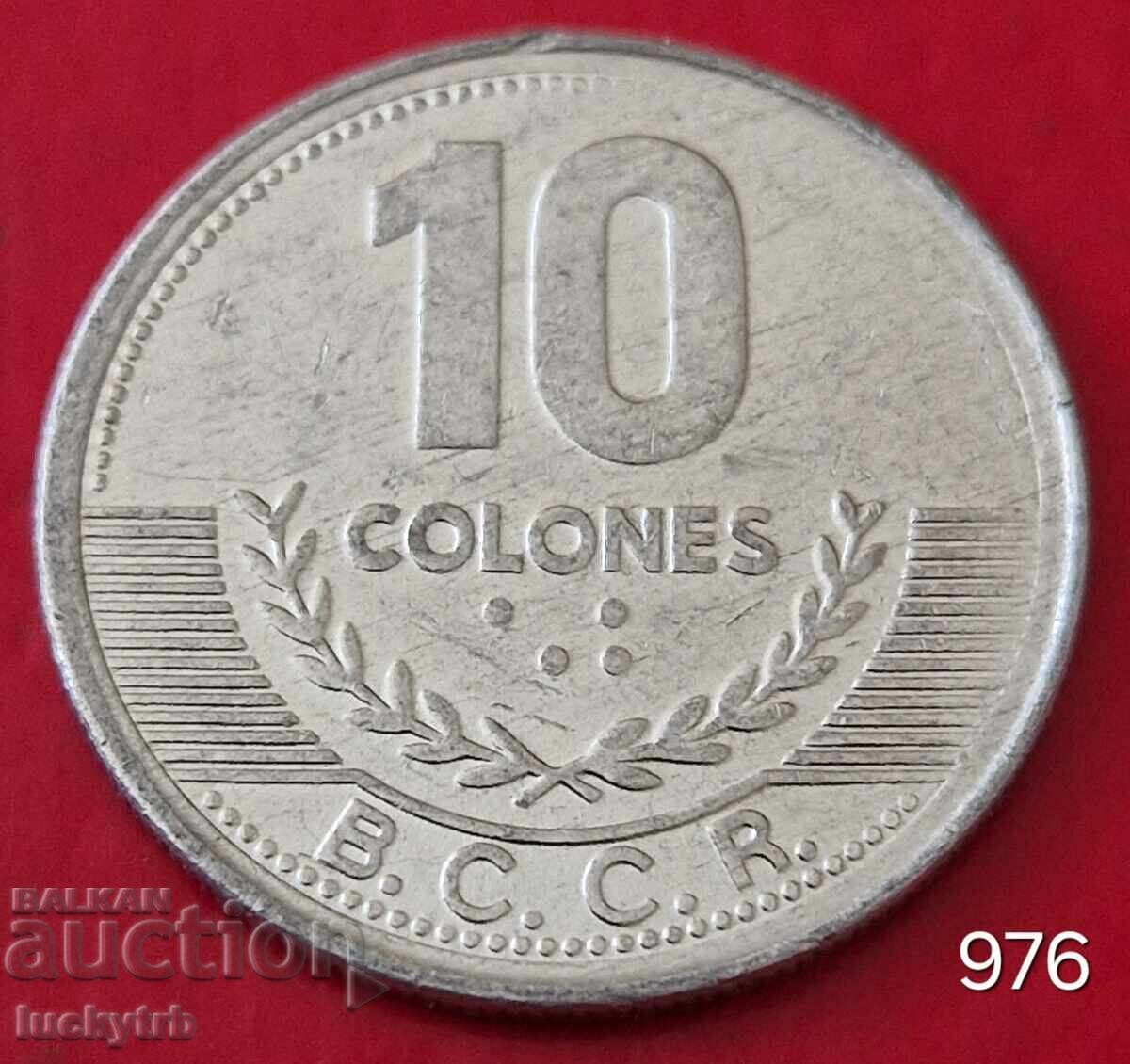 10 στήλη 2008 - Κόστα Ρίκα 10 στήλη 2008 - Κόστα Ρίκα