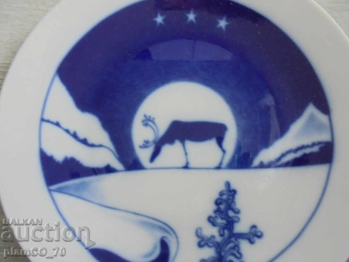 Παράδοση №*8317 Αντίκα πορσελάνινη πιατέλα Hackefors “Julen” 1972 Παράδοση №*8317 Αντίκα πορσελάνινη πιατέλα Hackefors “Julen” 1972