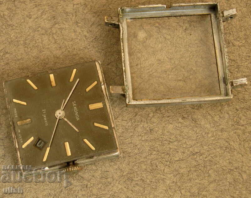 Аукцион Стара Seconda часовник квадрат