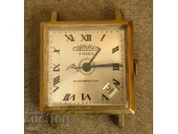 Vintage Cornavin USSR Square Watch Gold Plated