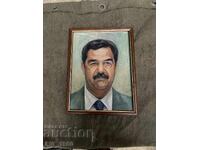 Portret Saddam Hussein