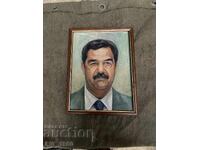 Portret Saddam Hussein