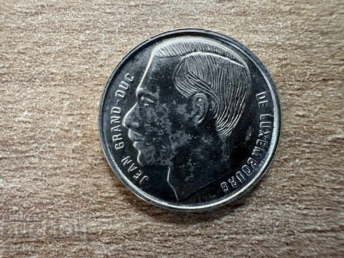 Λουξεμβούργο - 1 φράγκο (1990) με τιμή 0.20 BGN | € 0.10 Λουξεμβούργο - 1 φράγκο (1990) με τιμή 0.20 BGN | € 0.10