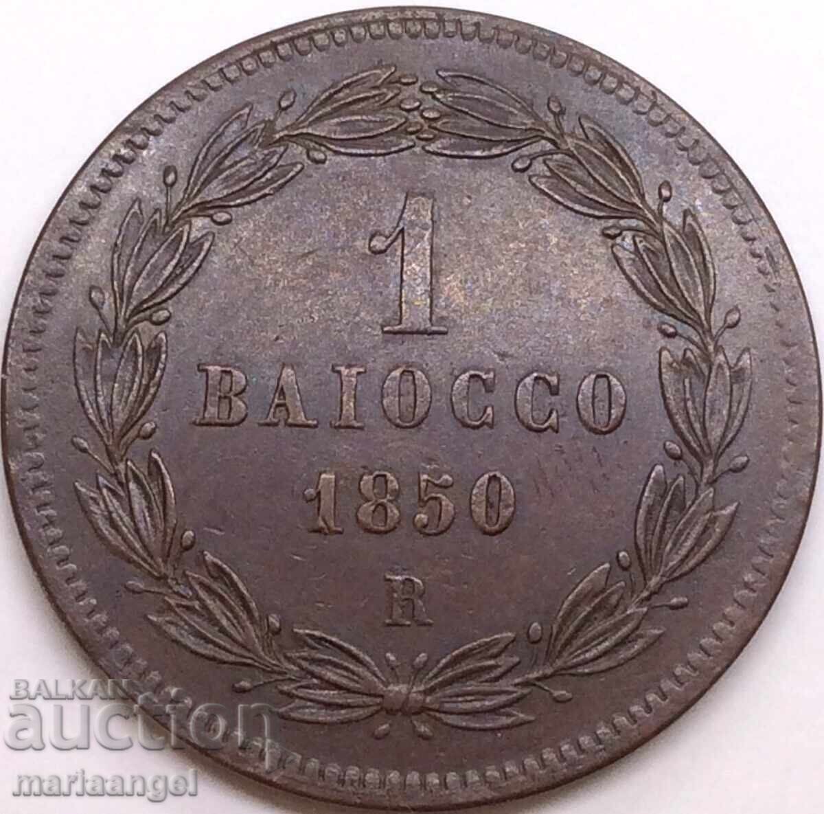 Livrarea 1 bayoko 1850 Vatican ROMA 30mm bronz