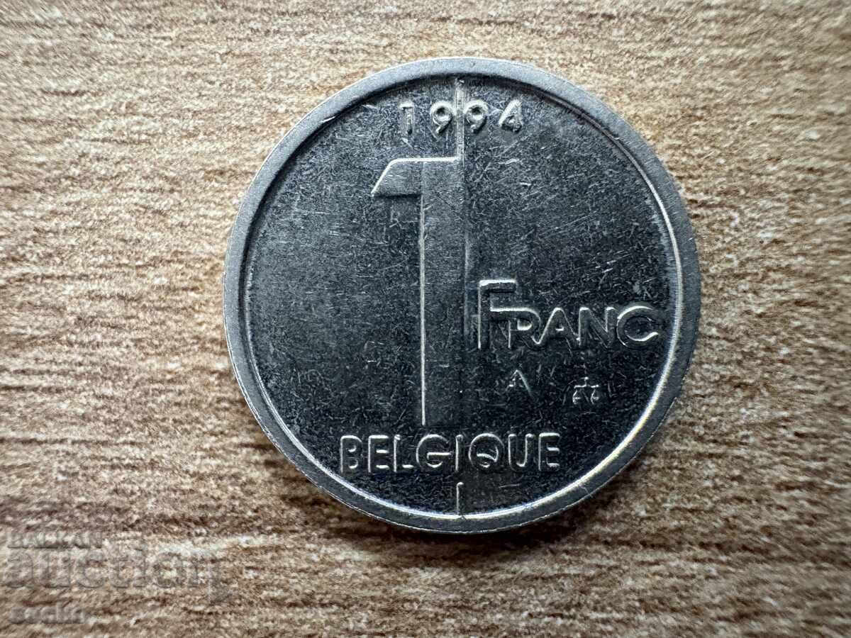 Belgium - 1 Franc (1994) - BELGIQUE