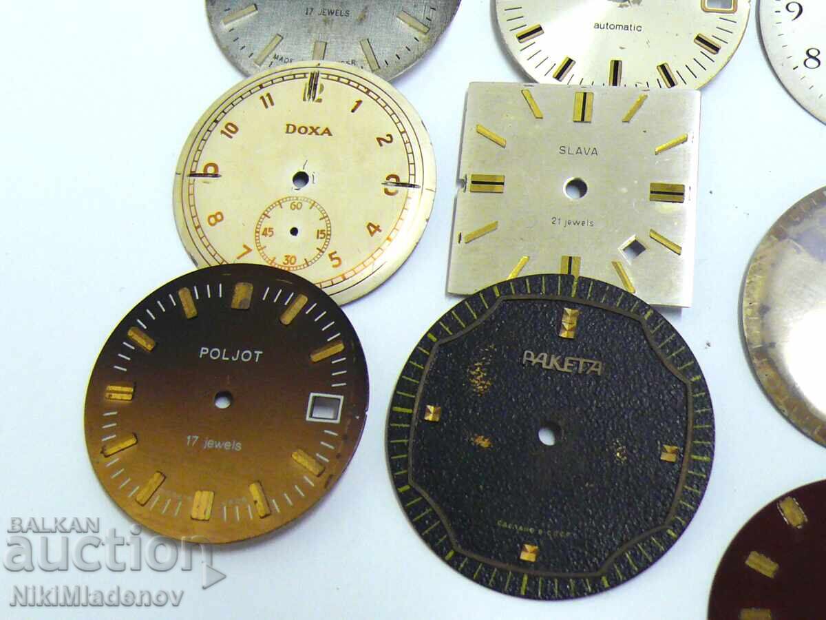 Delivery of Lot of Soviet Dials POLJOT, Raketa and others