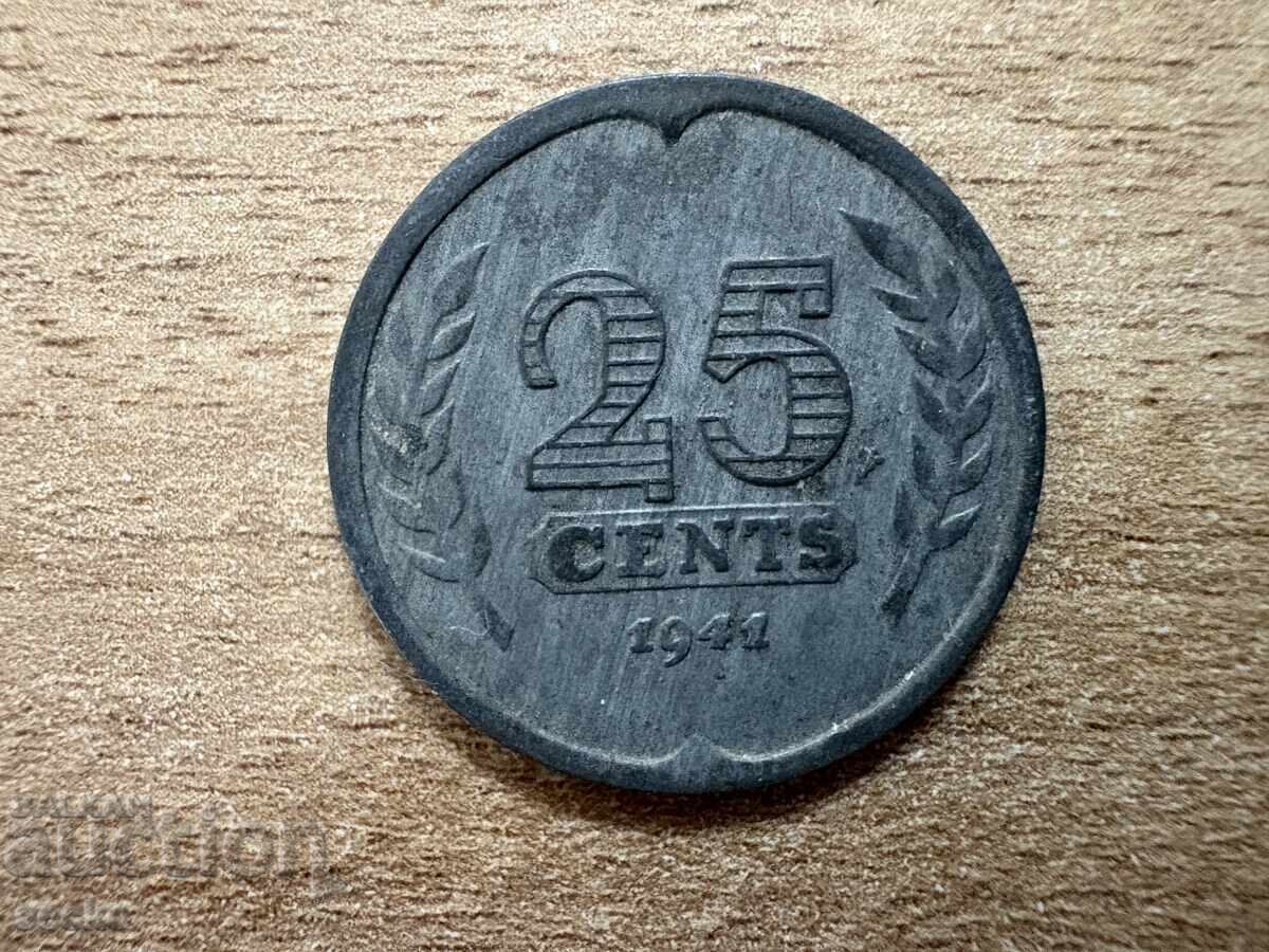 Ολλανδία - 2 1/2 σεντ (1941) Ολλανδία - 2 1/2 σεντ (1941)