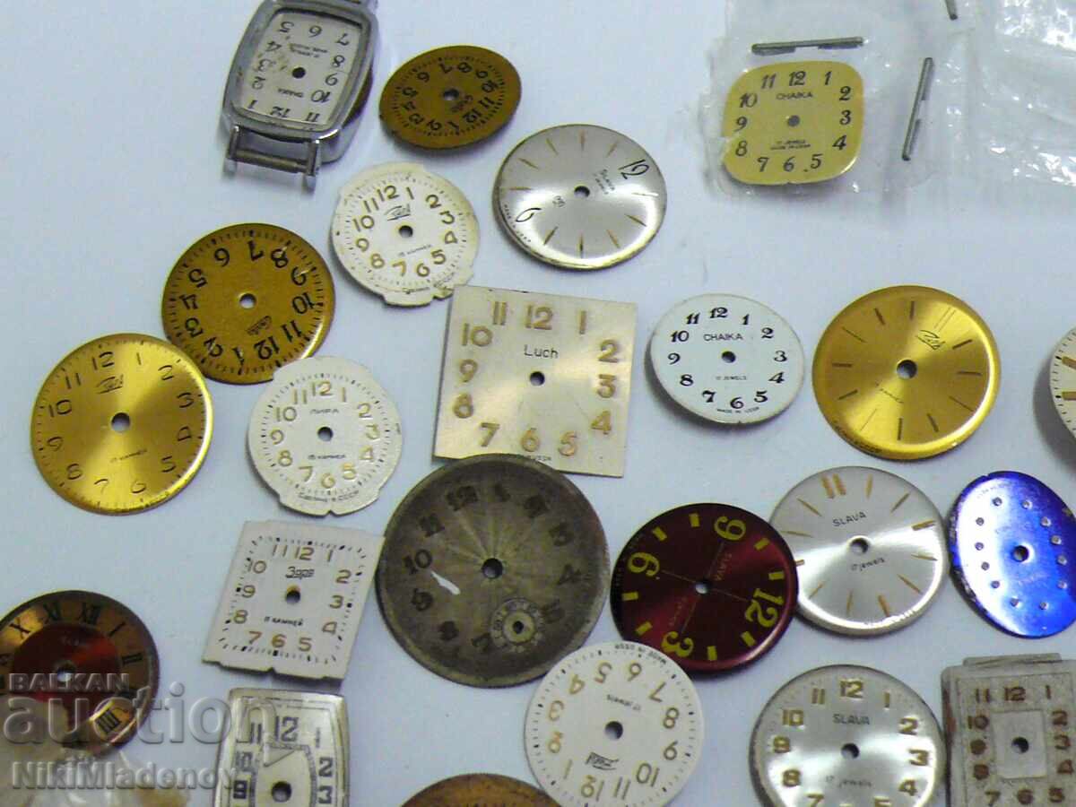 Доставка на Лот НОВИ Съветски циферблати ZARIA, Луч, Слава и други