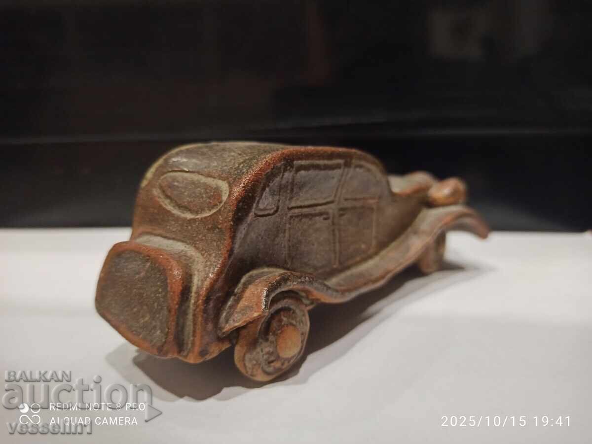Auction  Old ceramic car Citroen 15cm/5cm