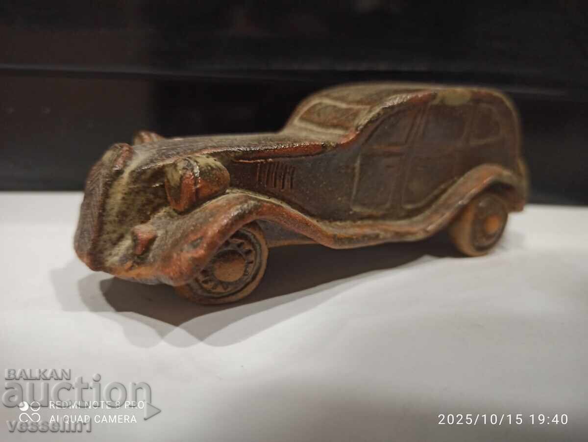 Стара керамична кола Citroen 15см/5см