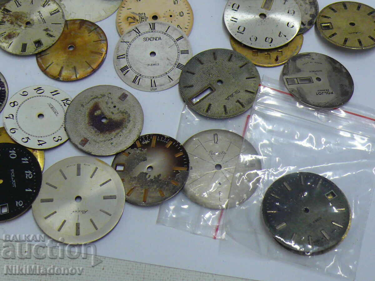 O mulțime de cadrane sovietice de ceas de mână - 6 O mulțime de cadrane sovietice de ceas de mână - 6