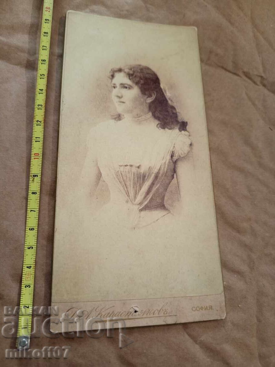 Photograph cardboard photography Karastoyanov