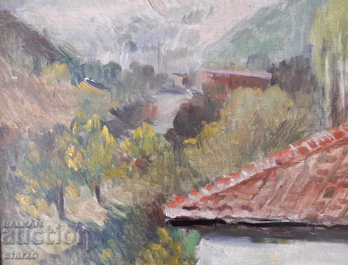 Delivery of Old painting 1944. Nikolai Evrov