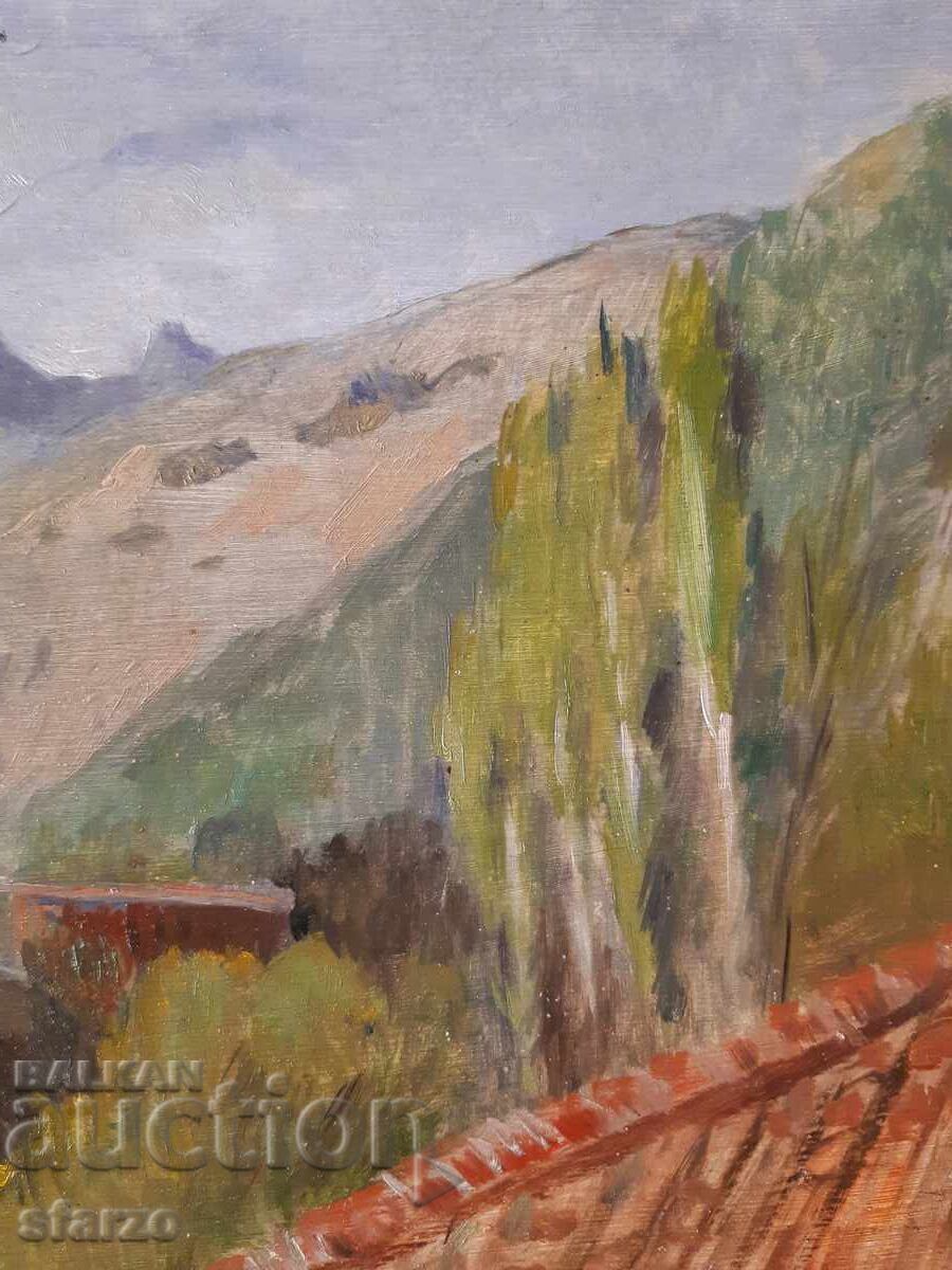 Old painting 1944. Nikolai Evrov - 5