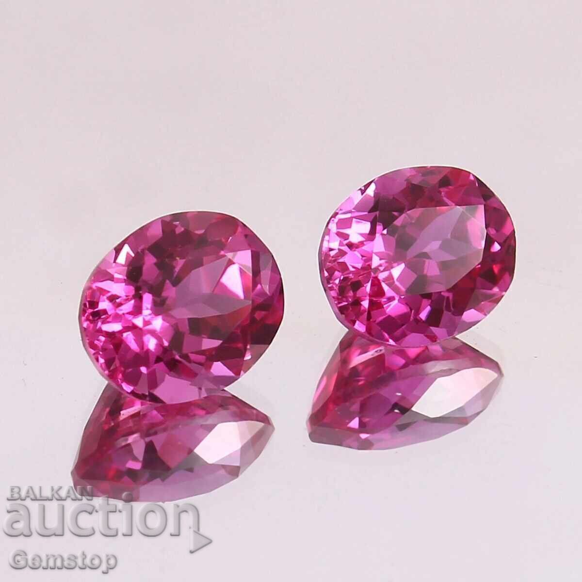 BZC! 1.60 ct pereche difuzie rubin oval de 1st! cu preț 0.20 BGN | € 0.10 BZC! 1.60 ct pereche difuzie rubin oval de 1st! cu preț 0.20 BGN | € 0.10