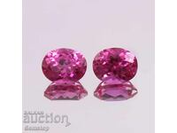 ΒΖΤ! 1.60 καράτια ζεύγος ρουμπίνι οβάλ διαχύσεως από 1st!