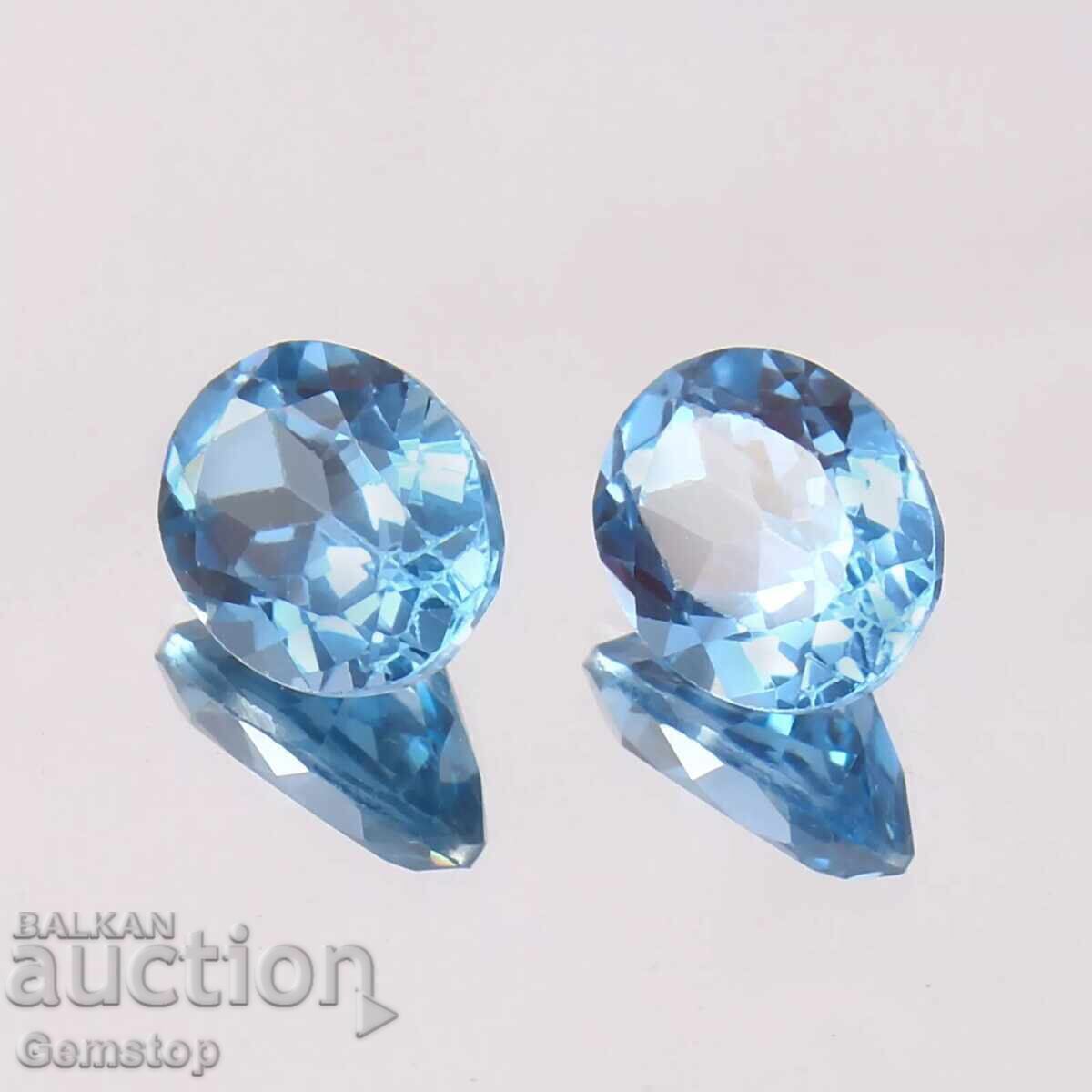 БЗЦ! 1.60 к-та  чифт дифузион сапфир овал от 1ст! с цена 0.43 лв. | € 0.22