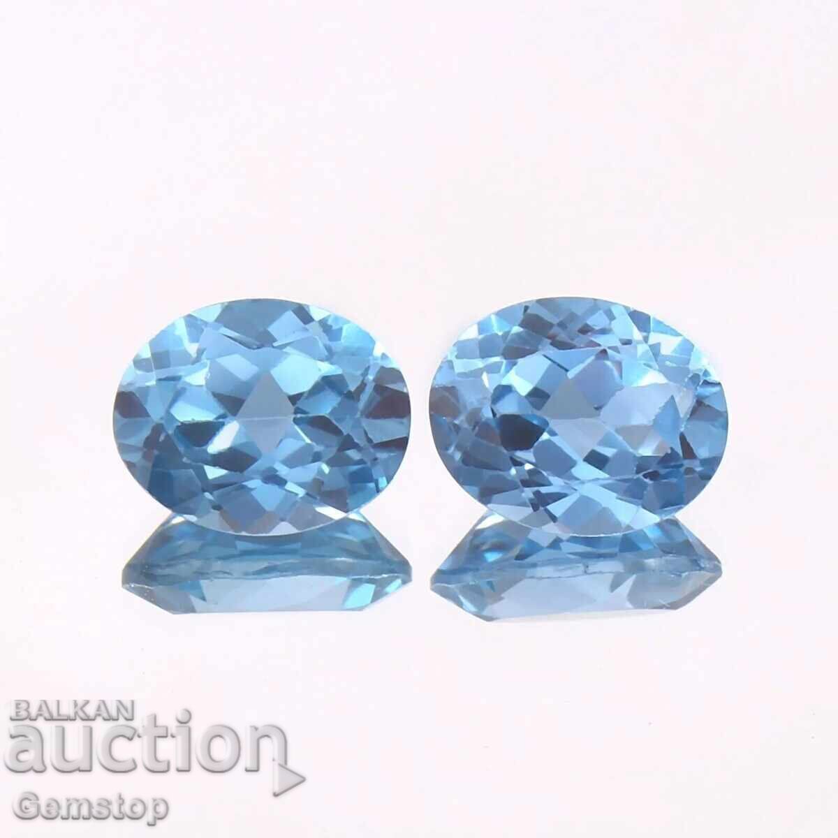 БЗЦ! 1.60 к-та  чифт дифузион сапфир овал от 1ст!