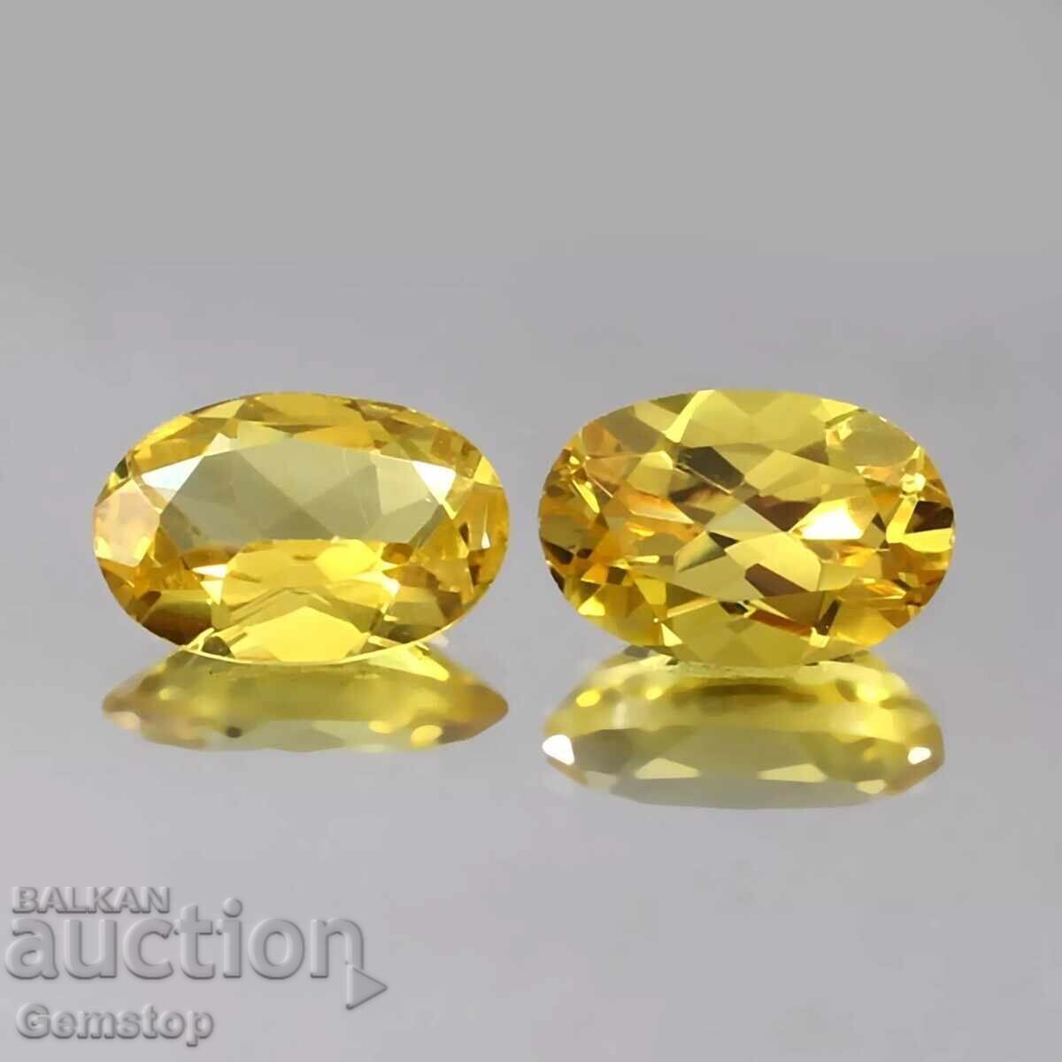 Auction BZC! 1.60 ct pair diffusion sapphire oval from 1st! Auction BZC! 1.60 ct pair diffusion sapphire oval from 1st!