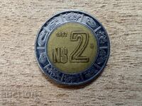 Μεξικό - 2 πέσος (1992)