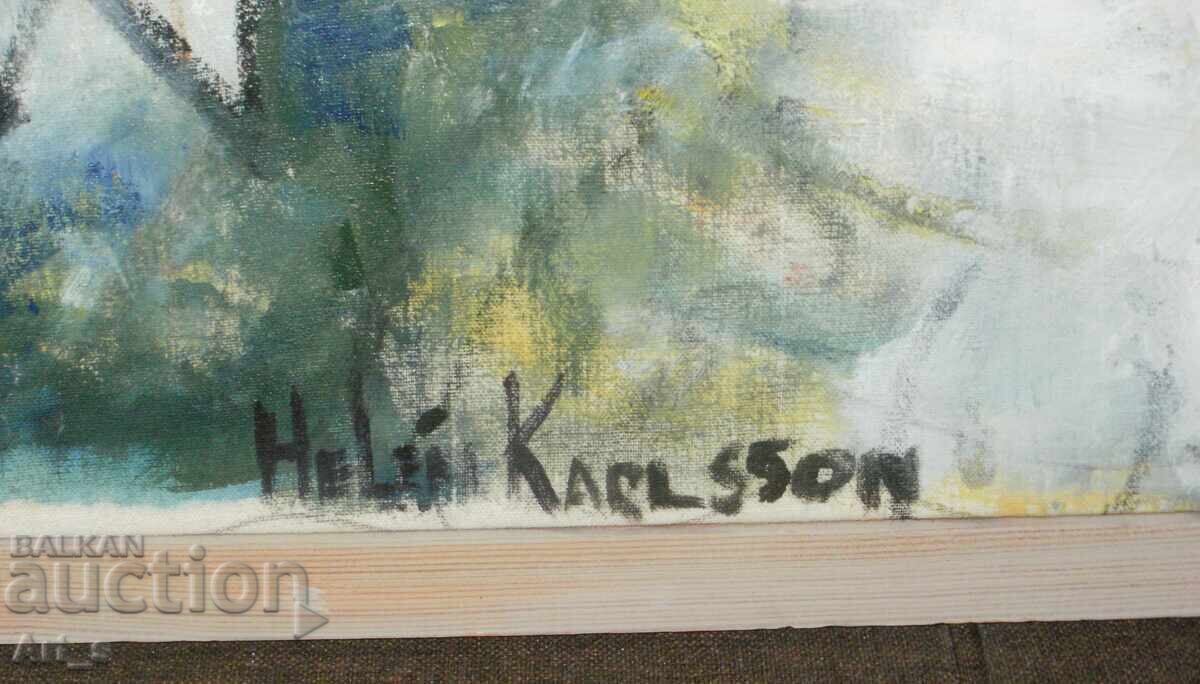 Δημοπρασία Αυθεντικός πίνακας της Σουηδής ζωγράφου Helén Karlsson