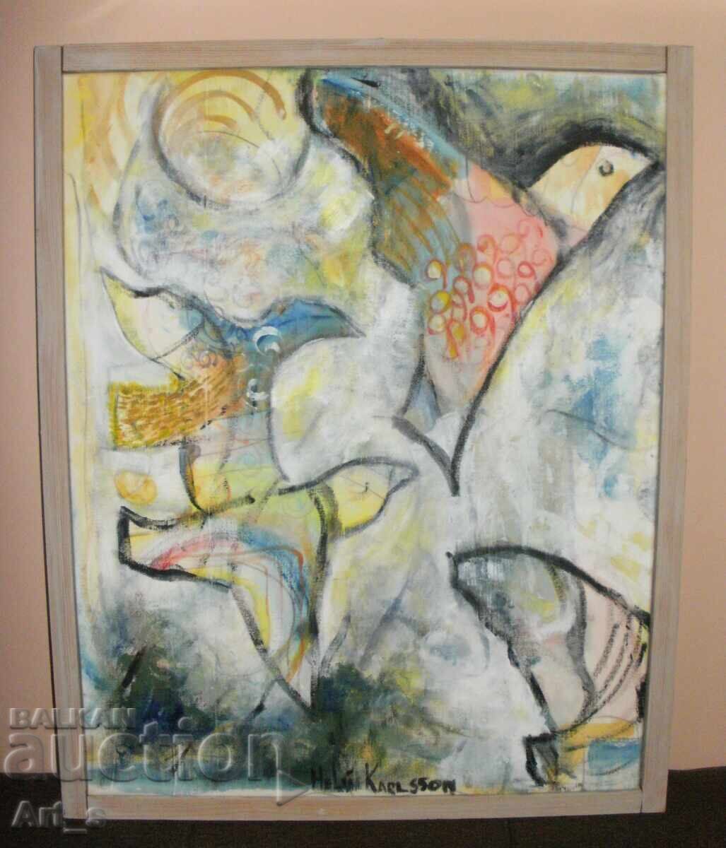 Αυθεντικός πίνακας της Σουηδής ζωγράφου Helén Karlsson
