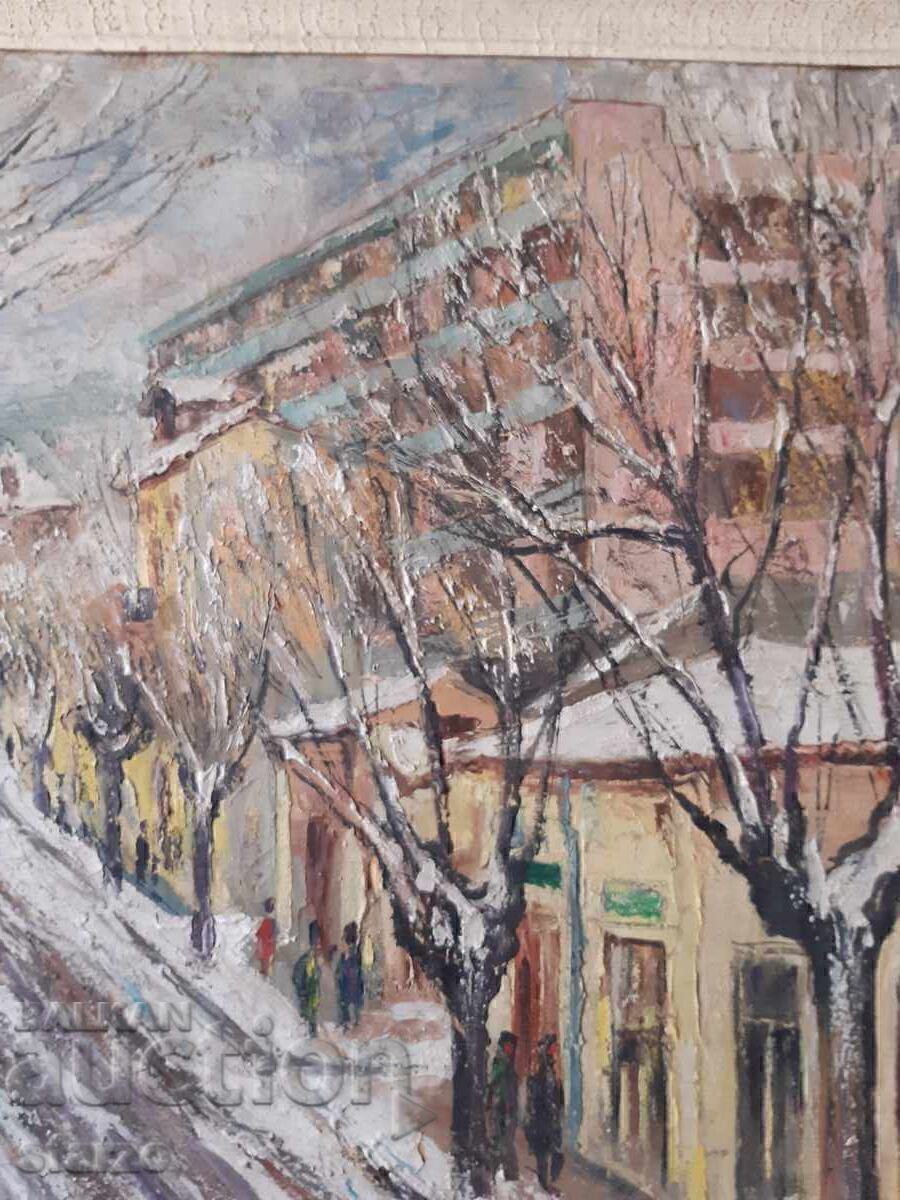 Παλιός πίνακας 1964. Τοντόρ Καλπακτσίεφ με τιμή € 850.00 | 1662.46 BGN