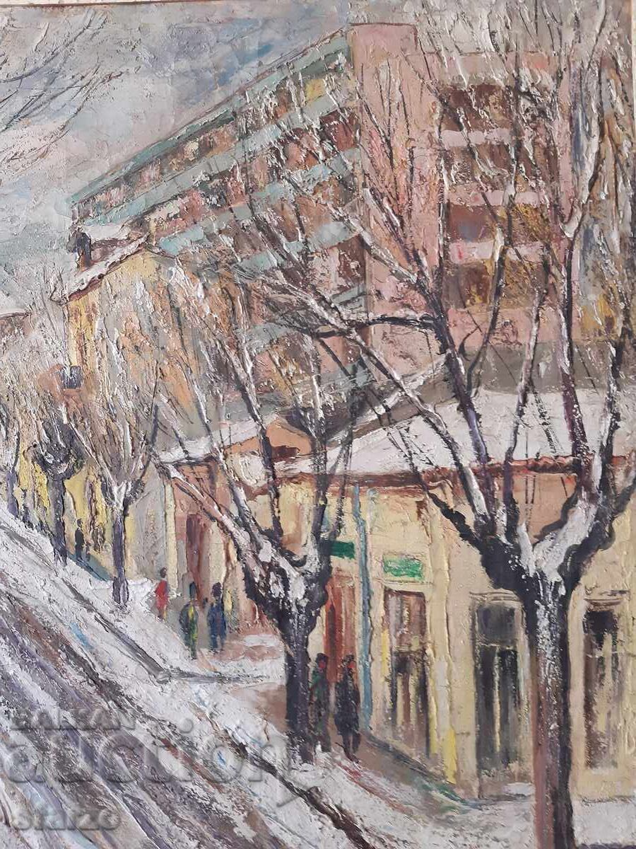 Delivery of Old painting from 1964. Todor Kalpakchiev