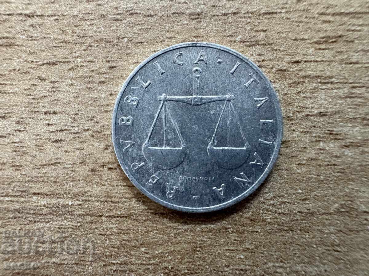 Ιταλία - 1 λίρα (1958) με τιμή 1.75 BGN | € 0.89 Ιταλία - 1 λίρα (1958) με τιμή 1.75 BGN | € 0.89