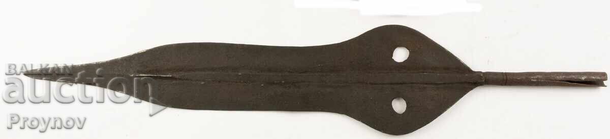 Battle magic spear of the Kuba-Mbole tribe, 53 cm