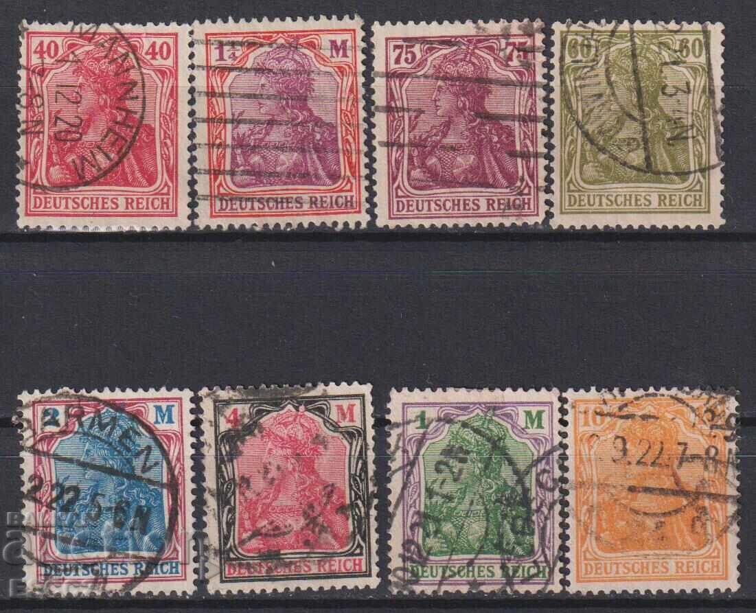 Клеймовани марки Императорската корона 1920 /1 Германия Райх