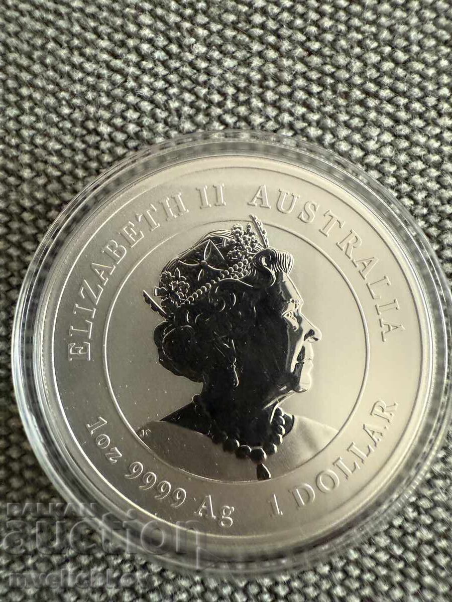 SILVER 1 OZ 2021 ΑΥΣΤΡΑΛΙΑ - ΣΕΛΗΝΙΚΟ ΕΤΟΣ ΤΟΥ ΒΟΥΦΑΛΟΥ - 5