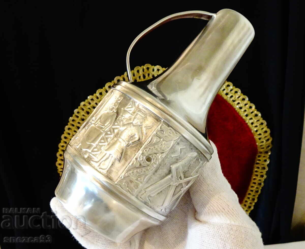 Калаена кана за ракия,уиски,Викинги,Норвегия. - 6 Калаена кана за ракия,уиски,Викинги,Норвегия. - 6