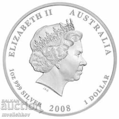 Ασημένιο 1 OZ 2008 ΑΥΣΤΡΑΛΙΑ - ΣΕΙΡΑ LUNAR ΕΤΟΣ ΤΟΥ ΠΟΝΤΙΚΙΟΥ με τιμή € 159.00 | 310.98 BGN