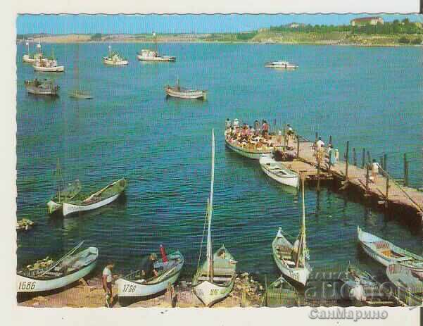 Картичка България Несебър Рибарският кей 2* Картичка България Несебър Рибарският кей 2*