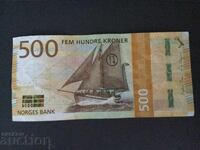 Norvegia 500 coroane navă